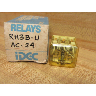 IDEC RH3B-U-AC24V Relay RH3B-U-24VAC