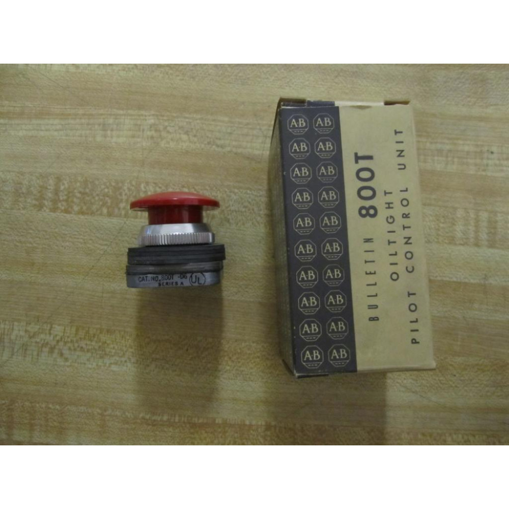 Allen Bradley 800T-D6 Push Button 800TD6 Series A Red