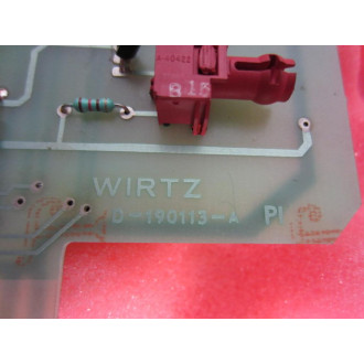 Wirtz Mfg. D-190113-A Circuit Board - Used