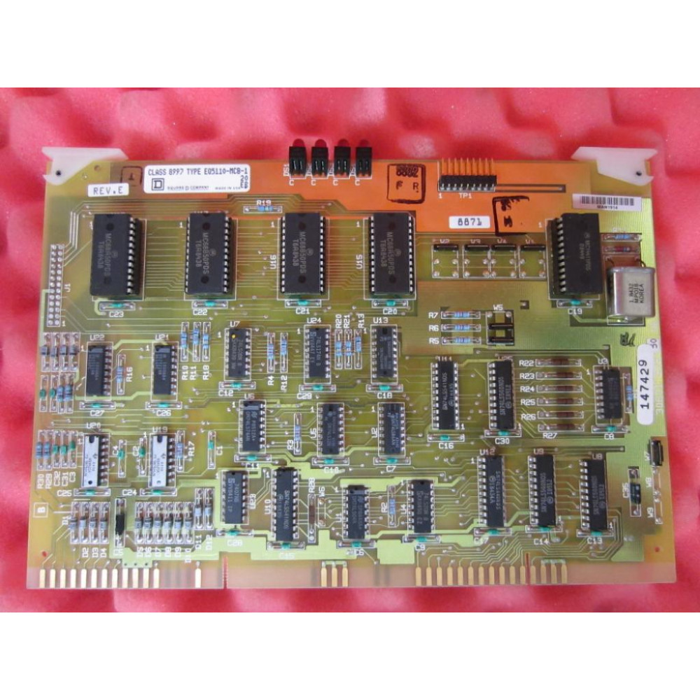 Square D 8997 EQ5110-MCB-1 Welder Board 8997EQ5110MCB1 Rev E - Used