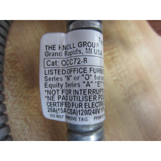 The Knoll Group OCC72-8 Type 1 Cable - 70" Length OCC728 - Used