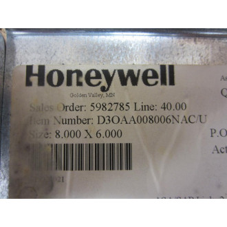Honeywell D3OAA008006NACU Damper D3OAA008006NACU - New No Box