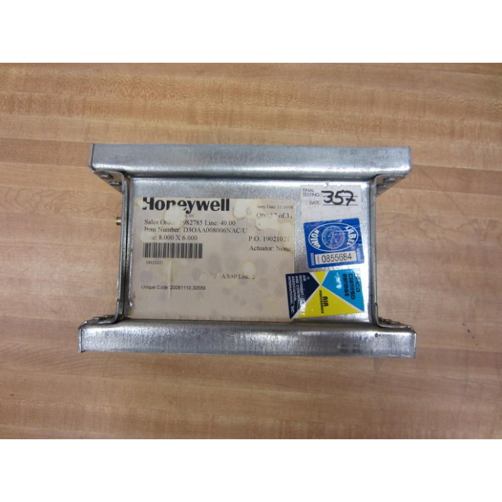 Honeywell D3OAA008006NACU Damper D3OAA008006NACU WPin Extension Kit - New No Box