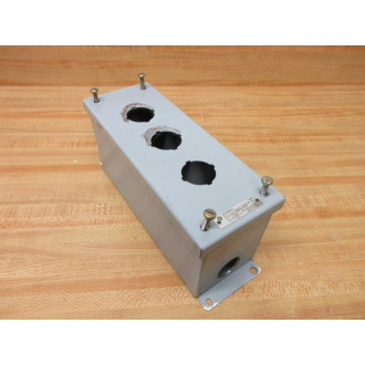 General Electric CR104PEG13P Push Button Enclosure - Used
