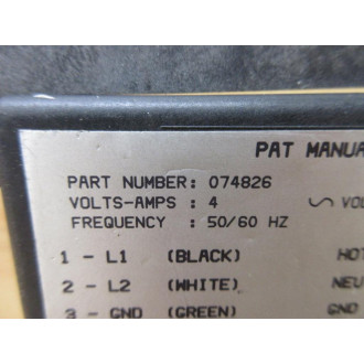 Leeds And Northrup 074826 Manual Output Station - Used