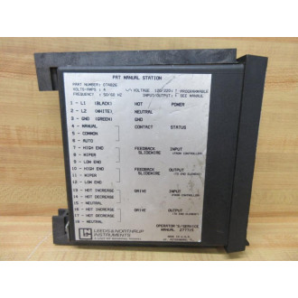 Leeds And Northrup 074826 Manual Output Station - Used