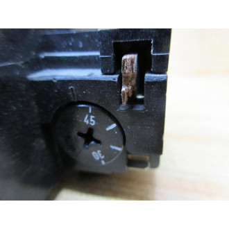 Siemens 3UA43 00-8AM Overload Relay 3AU43008AM Broken Push Button - Used