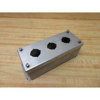 Hoffman E-3PBSS Push Button Enclosure E3PBSS - Used