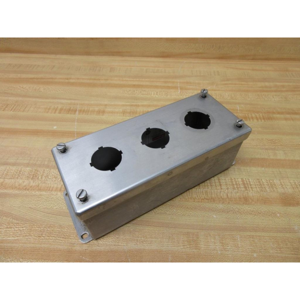 Hoffman E-3PBSS Push Button Enclosure E3PBSS - Used