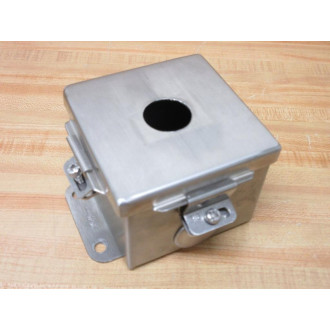 nVent Hoffman A404NFSS Enclosure Hole Drilled In Cover - Used