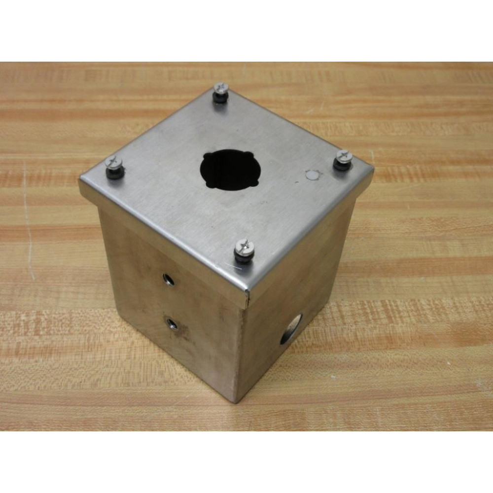 Saginaw Control & Engineering SCE-1PBXSS Push Button Enclosure SCE1PBXSS Drilled Hole May Vary - Used