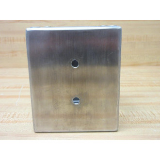 Saginaw Control & Engineering SCE-1PBXSS Push Button Enclosure SCE1PBXSS Drilled Hole May Vary - Used