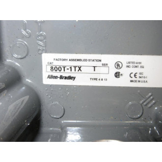 Allen Bradley 800T-1TX Electrical Enclosure WCover - New No Box