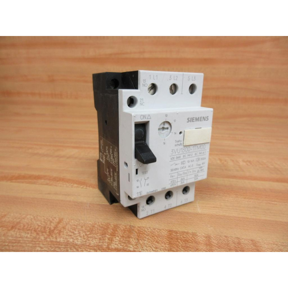 Siemens 3VU1300-1TM00 Contactor 3VU13001TM00 - Used