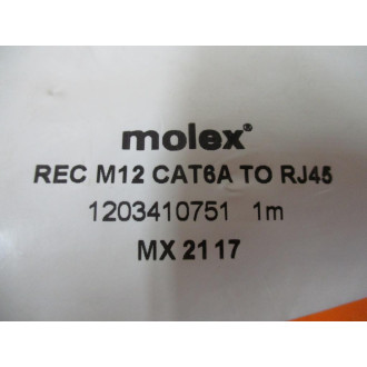 Molex 1203410751 Woodhead Cordset ERWPEU7020M010
