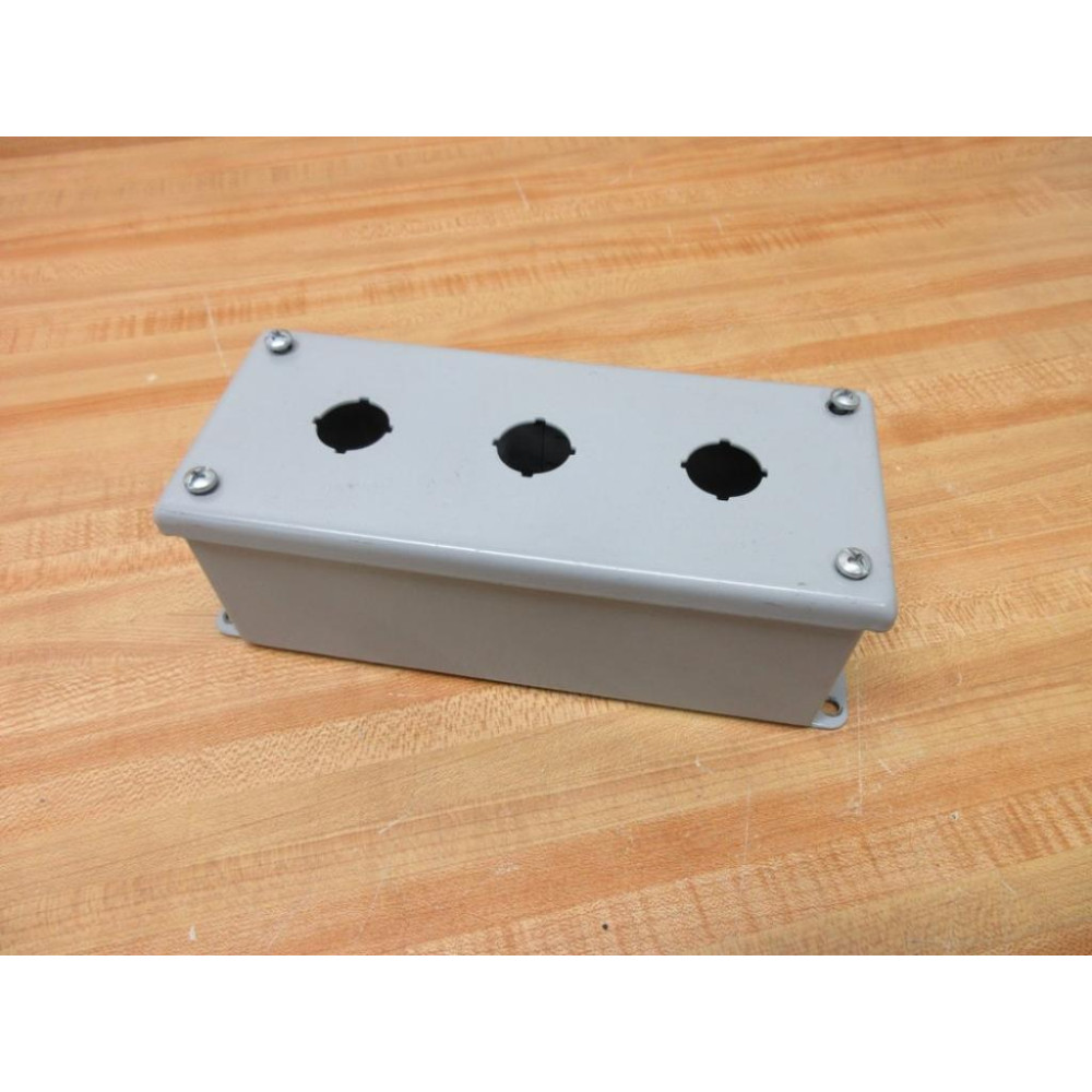 Hoffman E3PBG Push Button Enclosure - Used