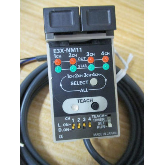 Omron E3X-NM11 Auto-Tuning Fiber-Optic Sensor E3XNM11 - New No Box