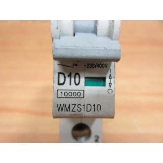 Eaton WMZS1D10 Circuit Breaker 10A 1P - Used
