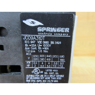 Springer JC09A310TJ Contactor