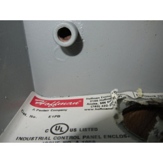 Hoffman E1PB Enclosure 58010 Drilled Holes May Vary - Used