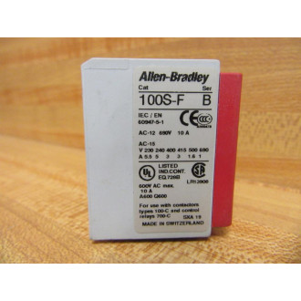 Allen Bradley 100S-FA22 Auxiliary Contact 100S-F - Used