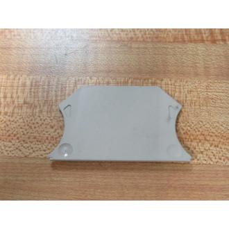 Weidmuller WAP 2.54610 Terminal Block Ends WAP254610 Tan (Pack of 72) - Used