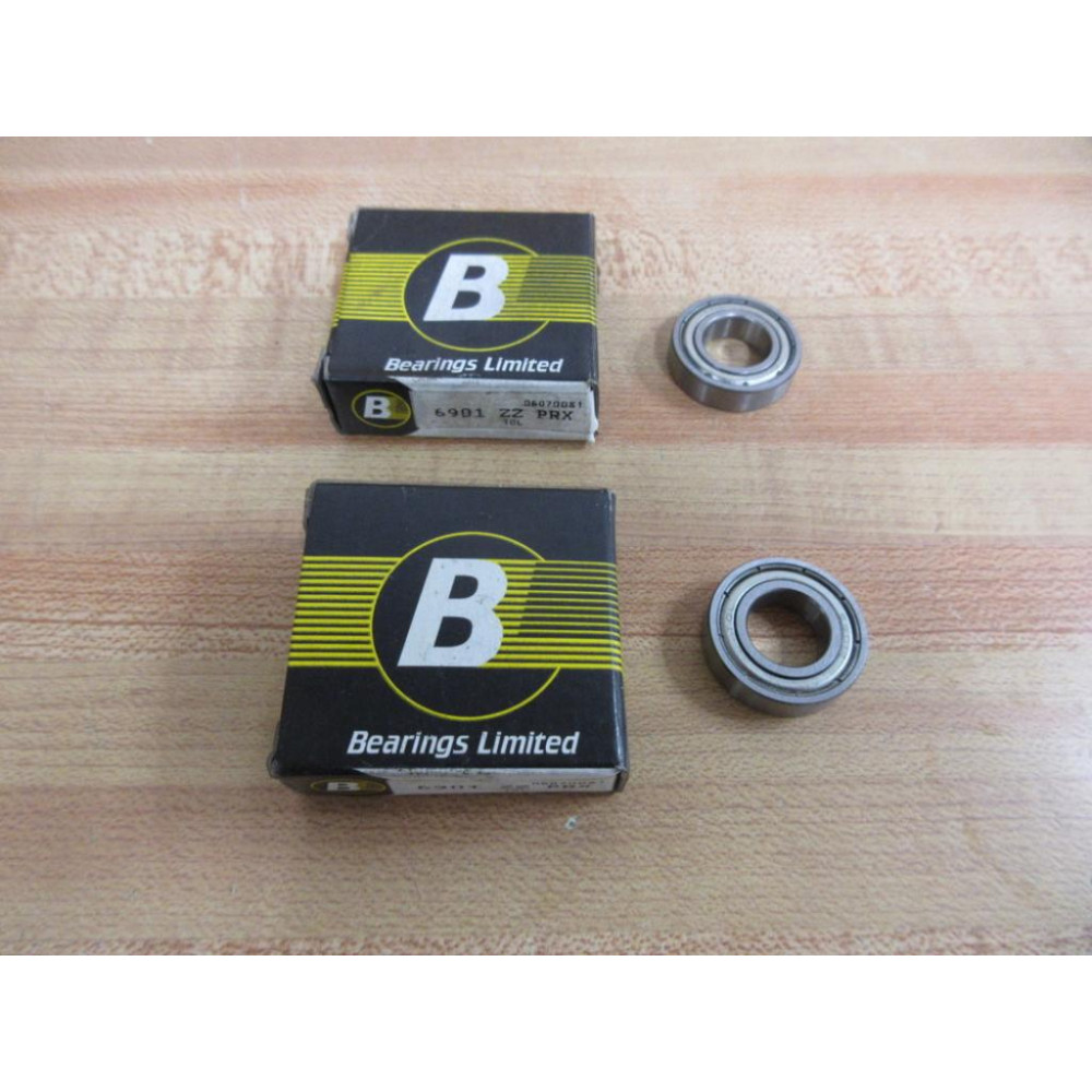 Bearings Limited 6901 ZZ PRX Bearing 6901ZZPRX (Pack of 2)