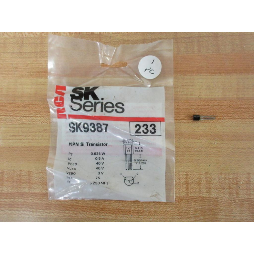 RCA SK9387 Transistor