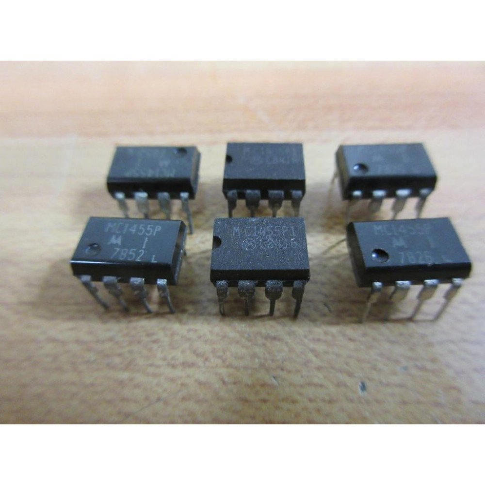 Motorola MC1455P1 Timing Circuit IC Chip MC1455 (Pack of 6) - New No Box