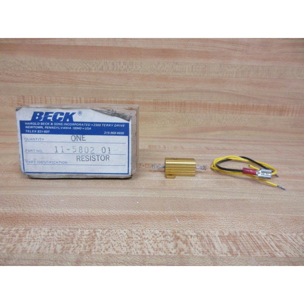 Beck 11-5802-01 Resistor 11580201