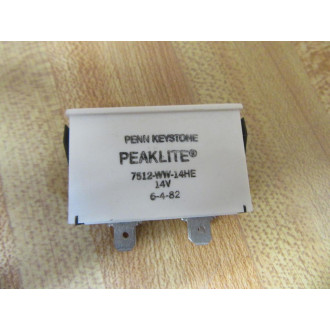 Penn Keystone 7512-WW-14HE Indicator Light 7512WW14HE - New No Box