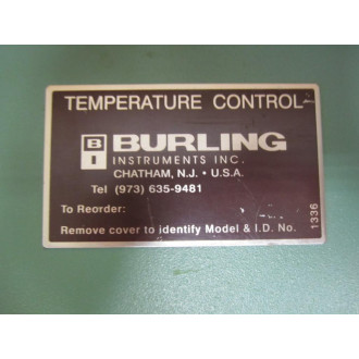 Burling Instrument H-1S Temperature Controller 50-500° - Used