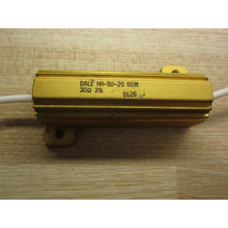 Dale NH-50-25-50W Resistor 30Ω Ohms 50W - Used