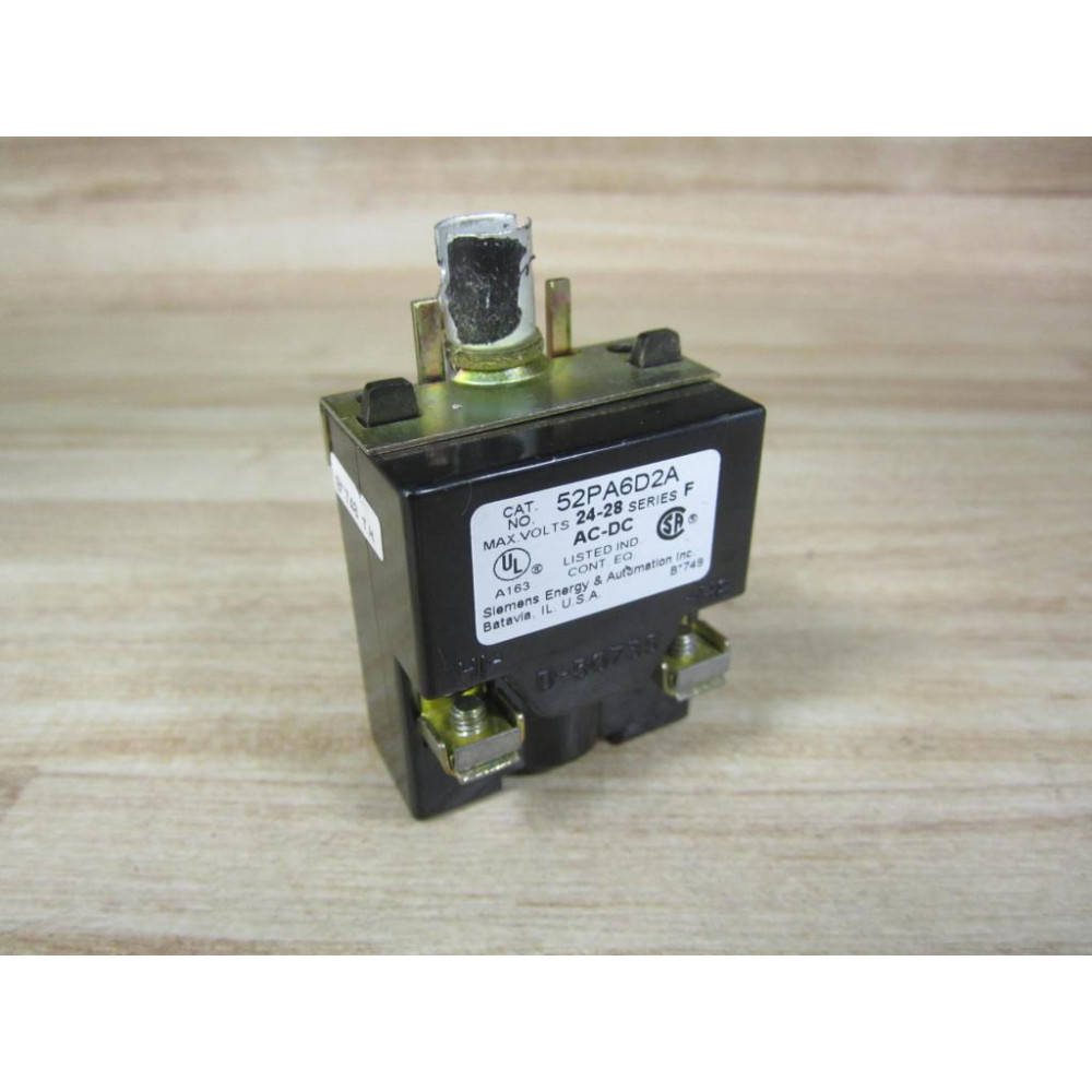 Siemens 52PA6D2A Push-To-Test Indicating Unit - Used