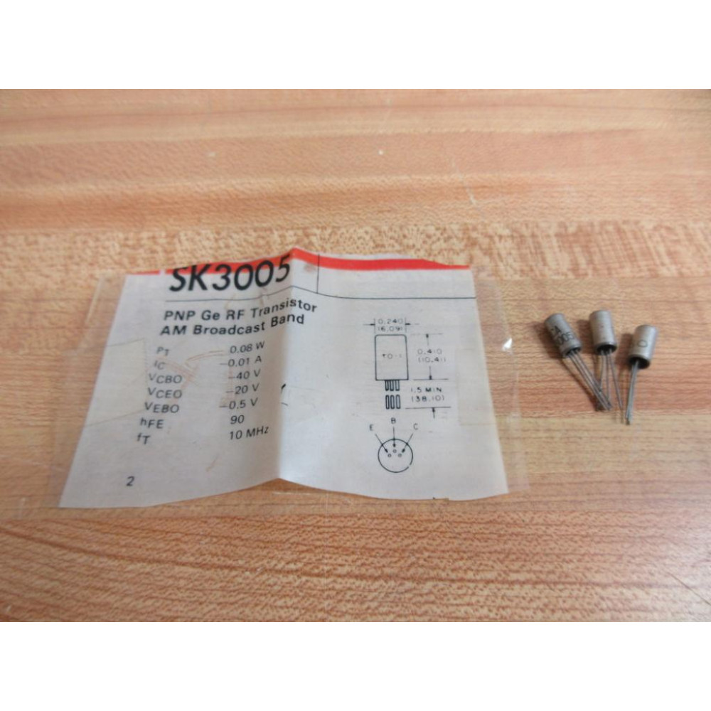 RCA SK3005 Transistor (Pack of 3) - New No Box