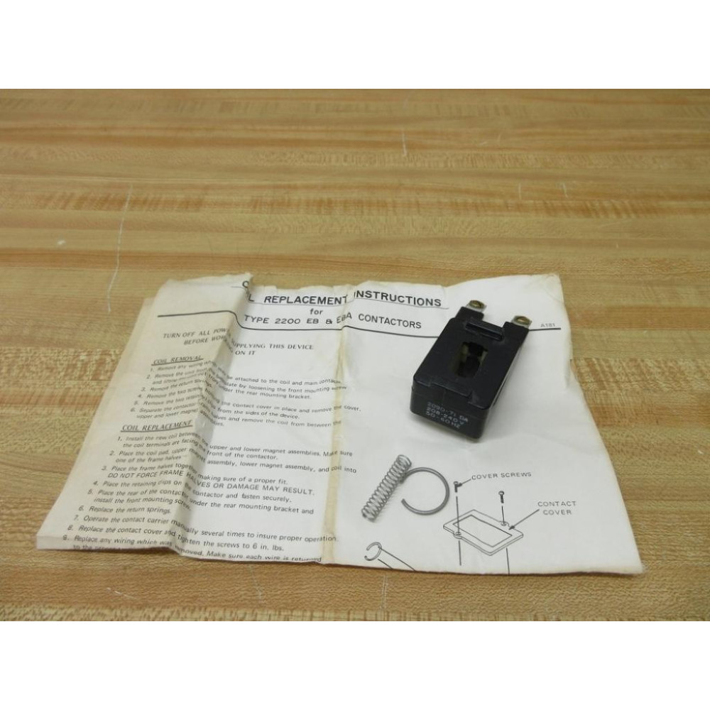 Gould 2090-71DA Contactor Coil 209071DA - New No Box