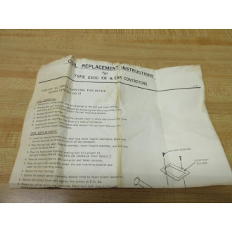 Gould 2090-71DA Contactor Coil 209071DA - New No Box