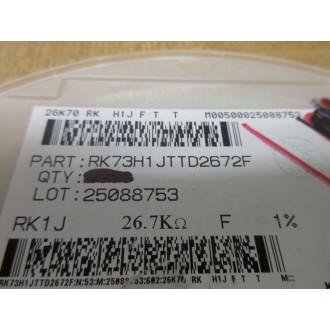 KOA RK73HJTTD2672F Resistors (Pack of 4500)
