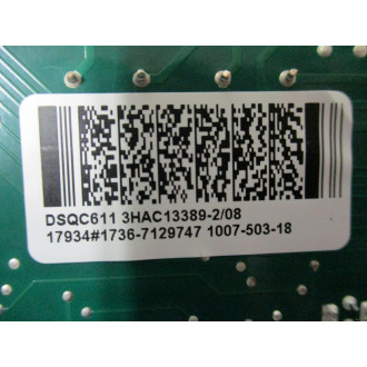 ABB 3HAC13389-2 Contactor Unit DSQC611 Rev.08 - Used