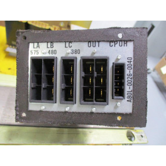 Fanuc A80L-0026-0040 Tokuden Sangyou Transformer T134T0109 - Used