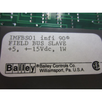 ABB Bailey IMFBS01 infi 90 Field Bus Slave - Used