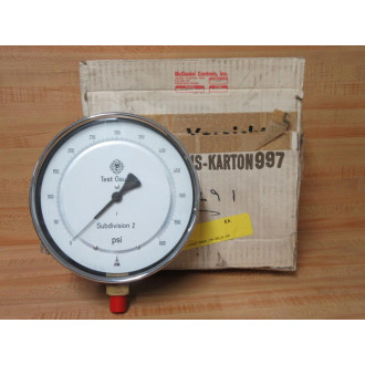McDaniel Controls AB-0219 Gauge AB0219 0-600PSI