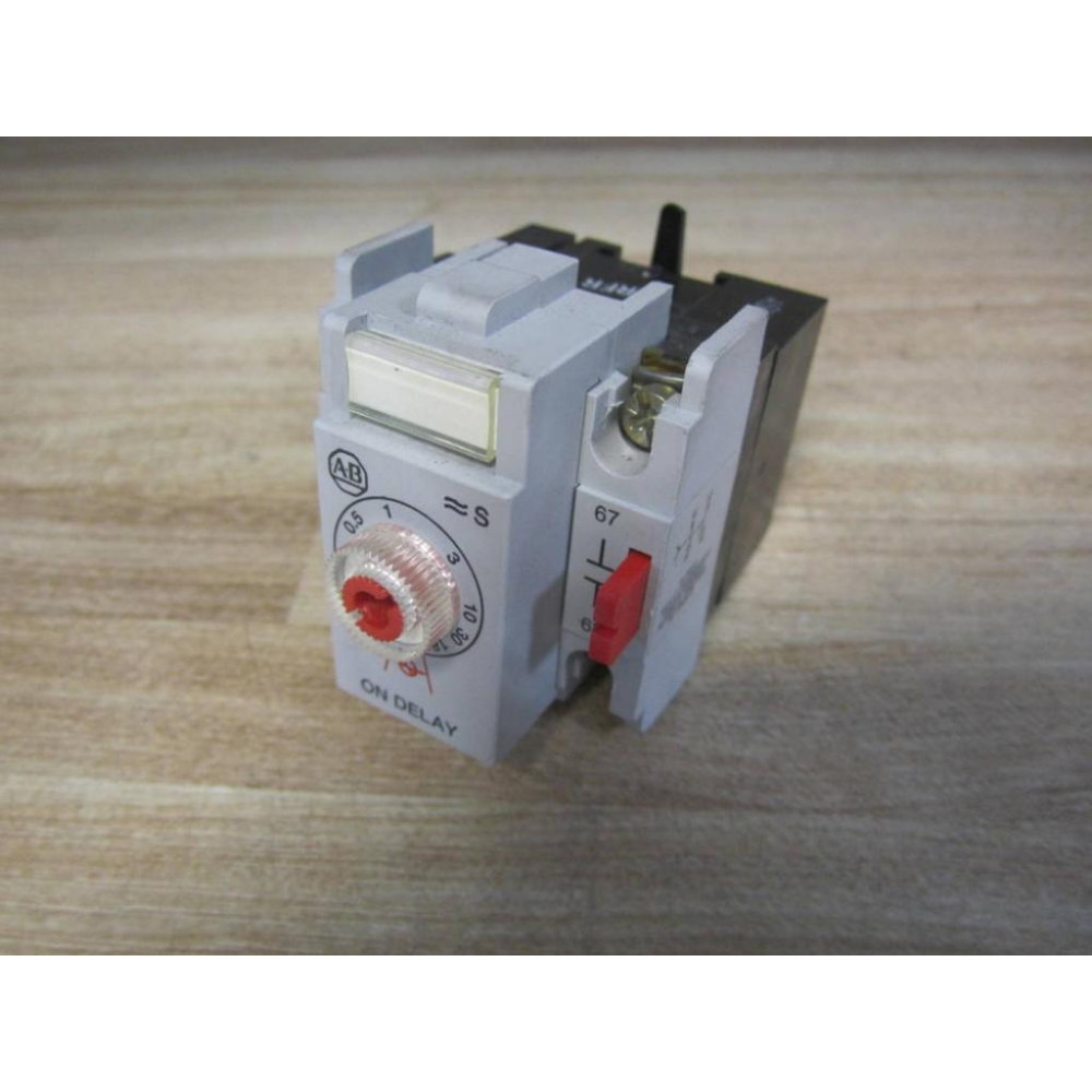 Allen Bradley 196-FTA Pneumatic Timer 196FTA Ser.B, Gray - New No Box