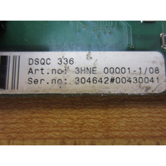 ABB 3HNE 00001-108 Circuit Board 3HNE00001108 Rev 5.0 - Used