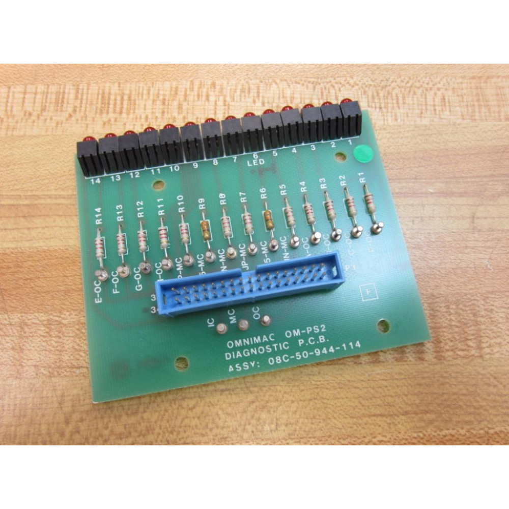 Omnimac 08C-50-944-114 OM-PS2 Diagnostic PCB 08C50944114 - New No Box