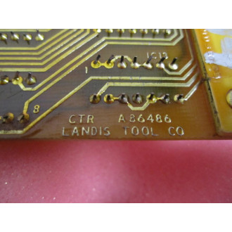 Landis Tool A86486 Control Card CTR - Used