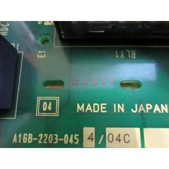Fanuc A16B-2203-0454 Board A16B-2203-045404C - Used