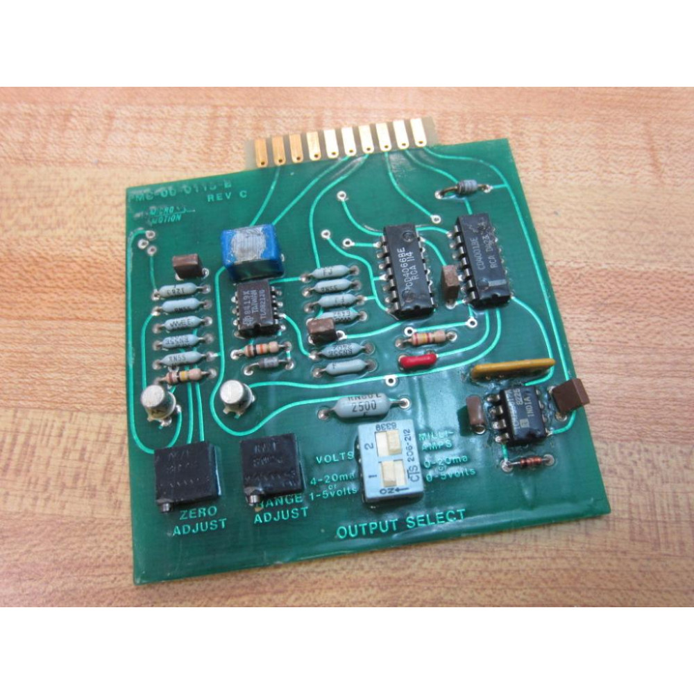 Micro Motion FMC-00-0115-B Analog Board FMC000115B Rev.C - Used