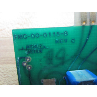 Micro Motion FMC-00-0115-B Analog Board FMC000115B Rev.C - Used