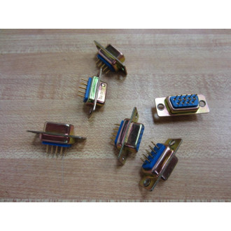 SPC DE-9S-PCS DE9SPCS Nine Pin Connectors (Pack of 6) - New No Box